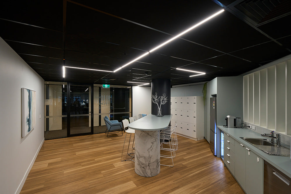 Interior of a modern office building. 